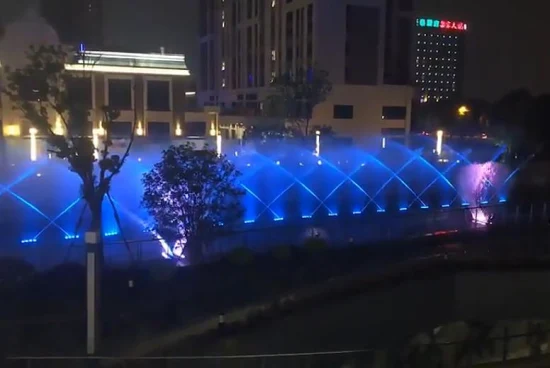 Spettacolo di fontane di musica leggera Fontana di musica Fontana di danza