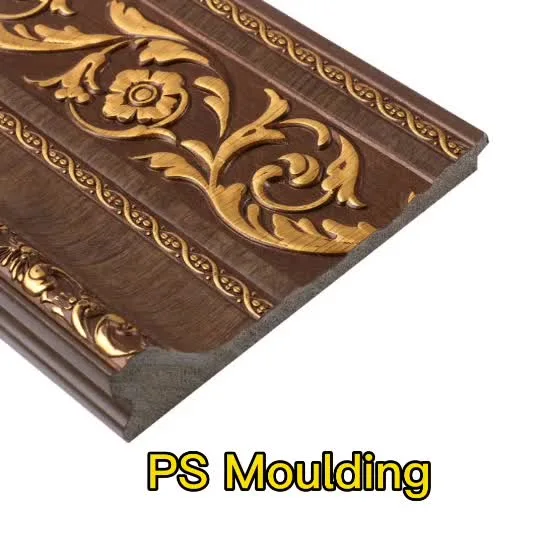 Cornice modanata in polistirene PS stile Euro per la decorazione interna del tetto